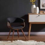 Holt Accent/Dining Chair in Charcoal and Walnut 403-981CH 403 981CH 1