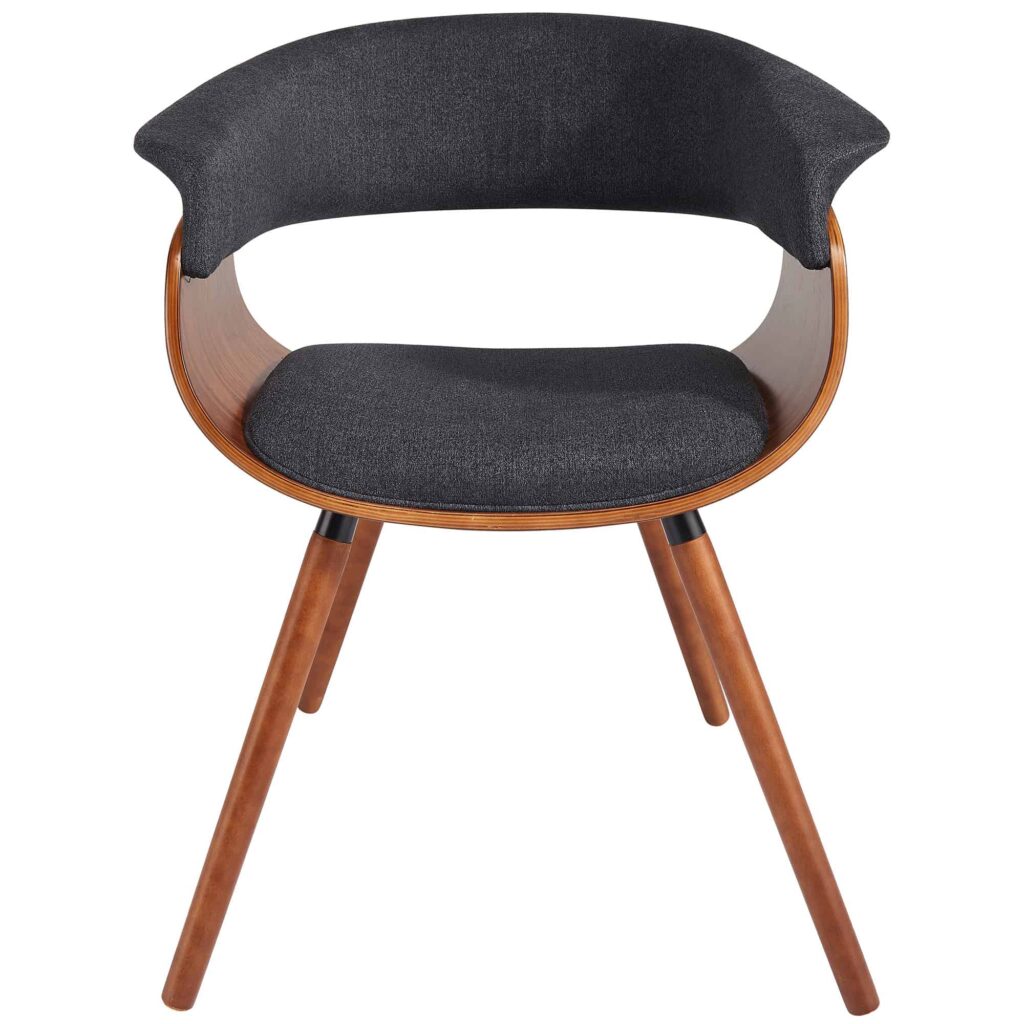 Holt Accent/Dining Chair in Charcoal and Walnut - Image 5