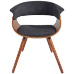 Holt Accent/Dining Chair in Charcoal and Walnut 403-981CH 403 981CH 4