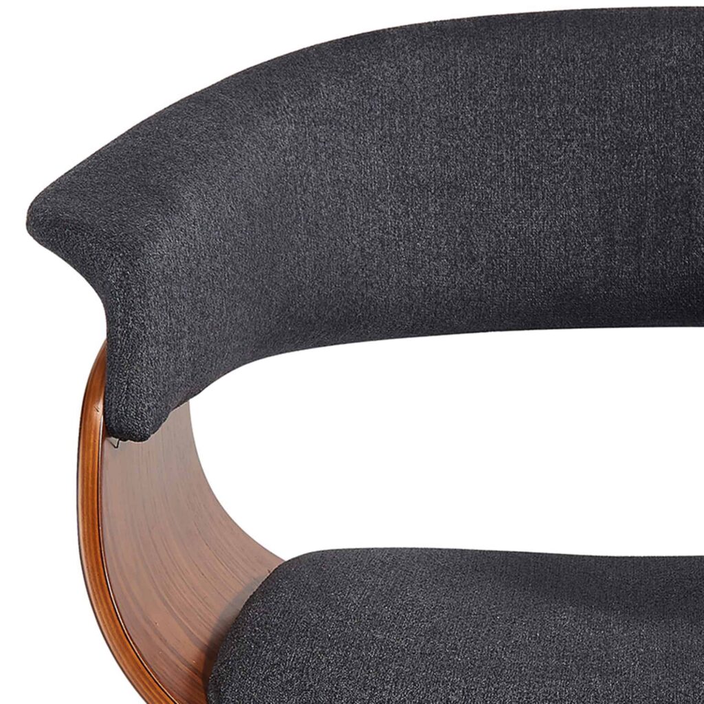 Holt Accent/Dining Chair in Charcoal and Walnut - Image 7