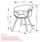 Holt Accent/Dining Chair in Charcoal and Walnut 403-981CH 403 981CH LD