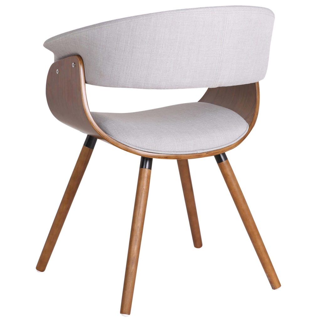 Holt Accent/Dining Chair in Grey and Walnut - Image 3