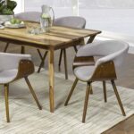 Holt Accent/Dining Chair in Grey and Walnut 403-981GY 403 981GY 4