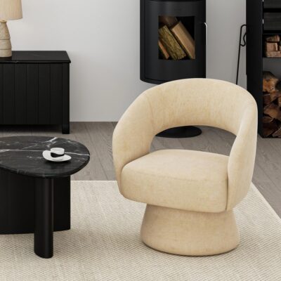 Santo Accent Chair in Beige 403-992BG 403 992BG 1