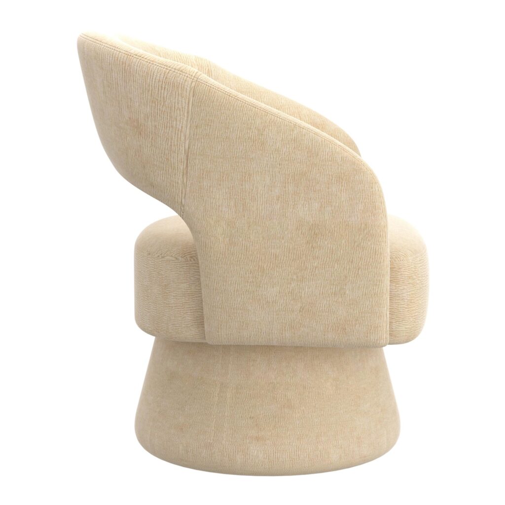 Santo Accent Chair in Beige - Image 4