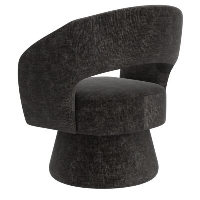 Santo Accent Chair in Charcoal 403-992CH 403 992CH 2