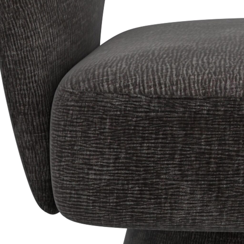 Santo Accent Chair in Charcoal - Image 6