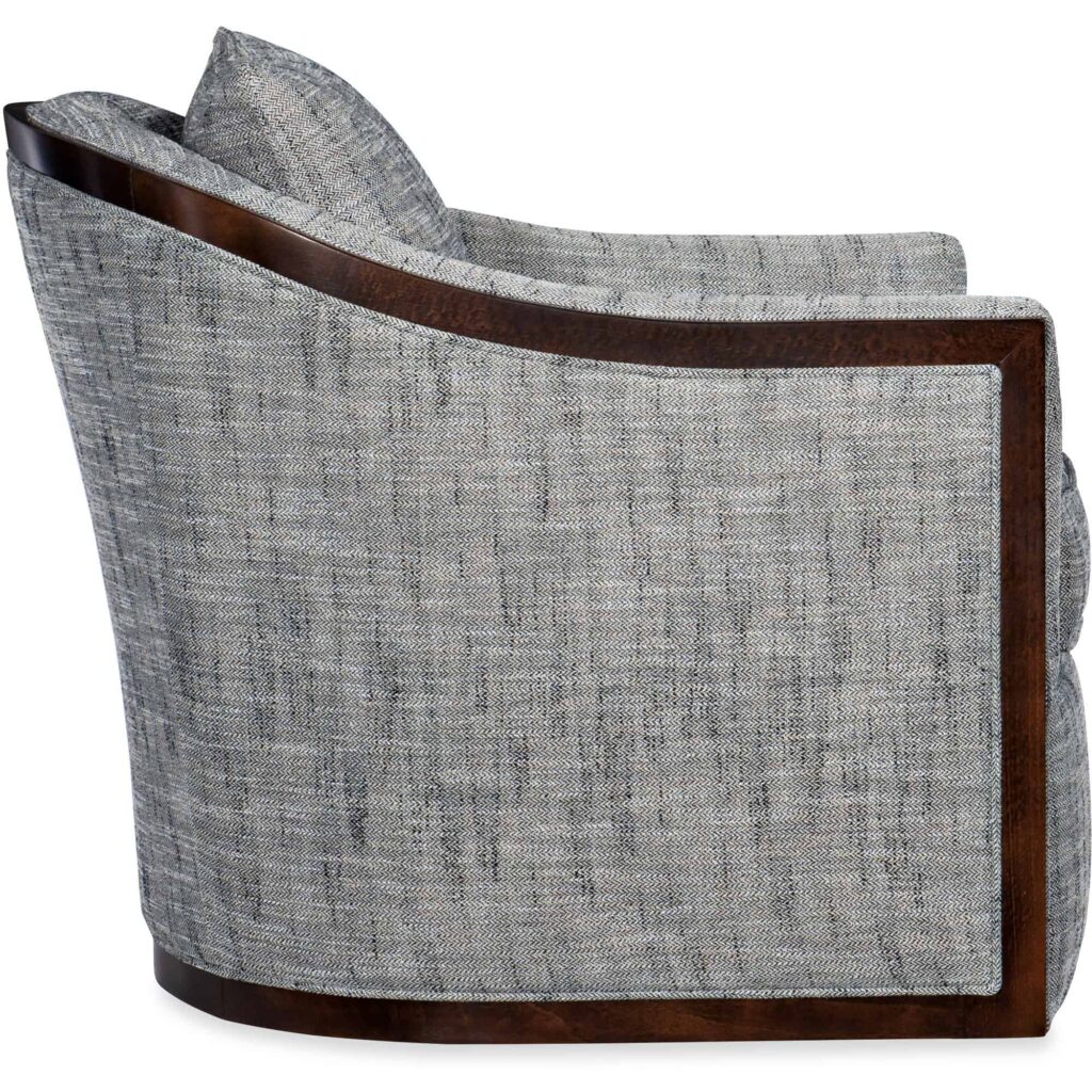 Coco Exposed Wood Swivel Chair - Image 3
