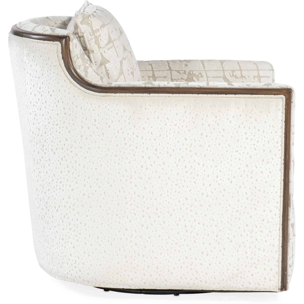 Oakley Exposed Wood Swivel Chair - Image 3