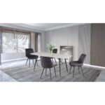 Easton 5-Piece Dining Set - Black/Grey 45761 45761 2