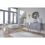Delphine Cabinet - Gray 490108 490108 F