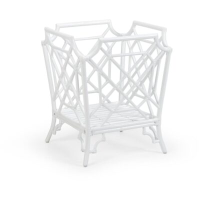 Wild Palm Planter - White
