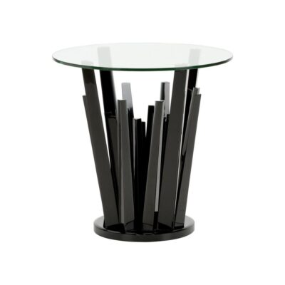 Geode End Table - Black