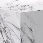 Artemis Contract Grade Square Accent Table in Bulgari White 501-079BWT_SQR 501 079BWT SQR 2