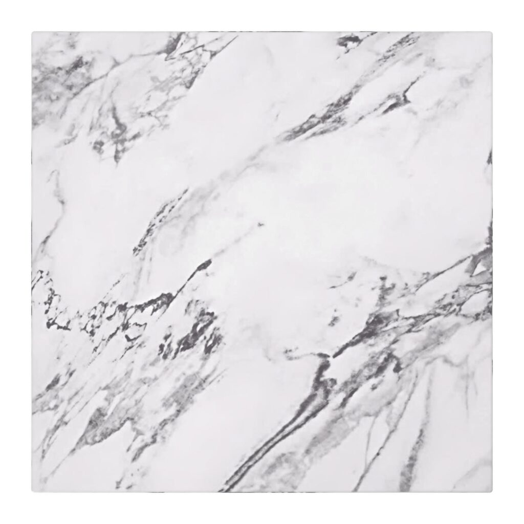 Artemis Contract Grade Square Accent Table in Bulgari White - Image 6
