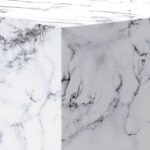 Artemis Contract Grade Tall Accent Table in Bulgari White 501-079BWT_TAL 501 079BWT TAL 2