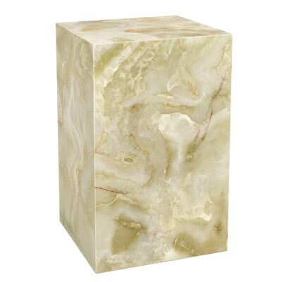 Artemis Tall Accent Table in Jade Onyx