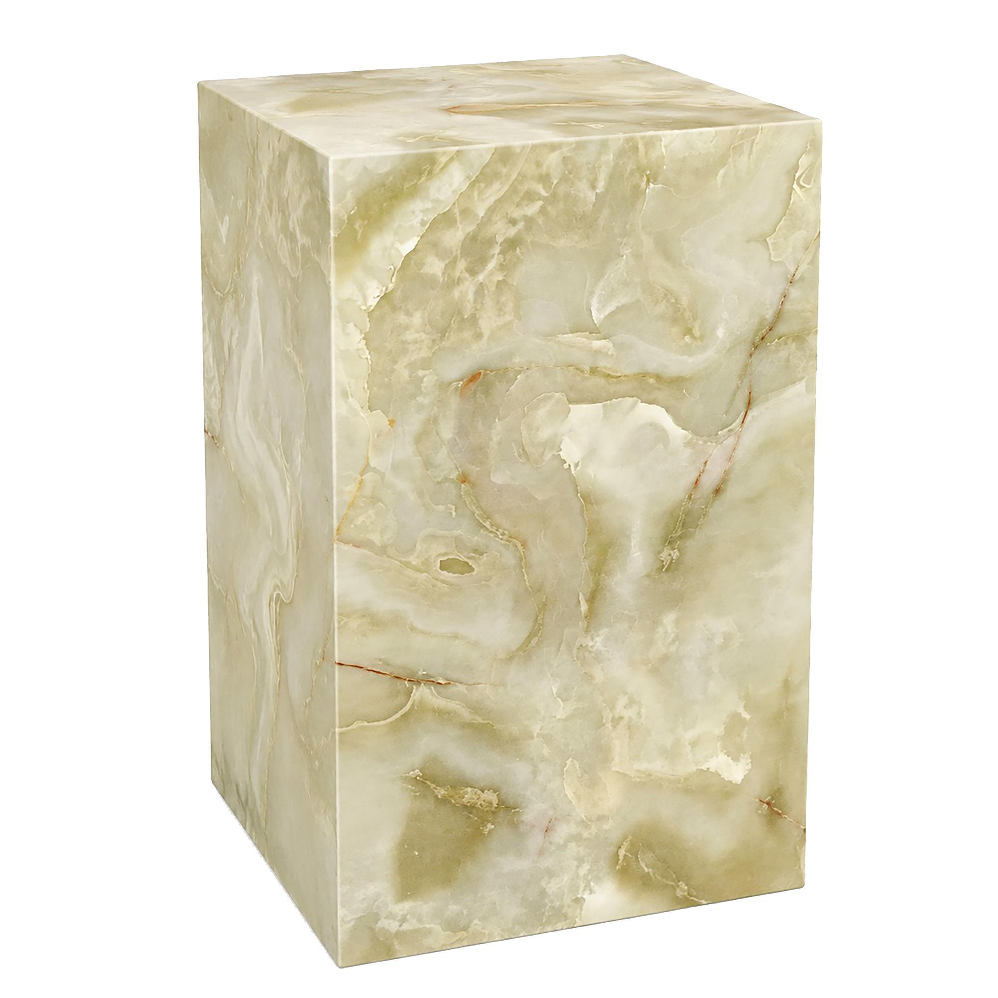 Artemis Tall Accent Table in Jade Onyx 1 Artemis Tall Accent Table in Jade Onyx