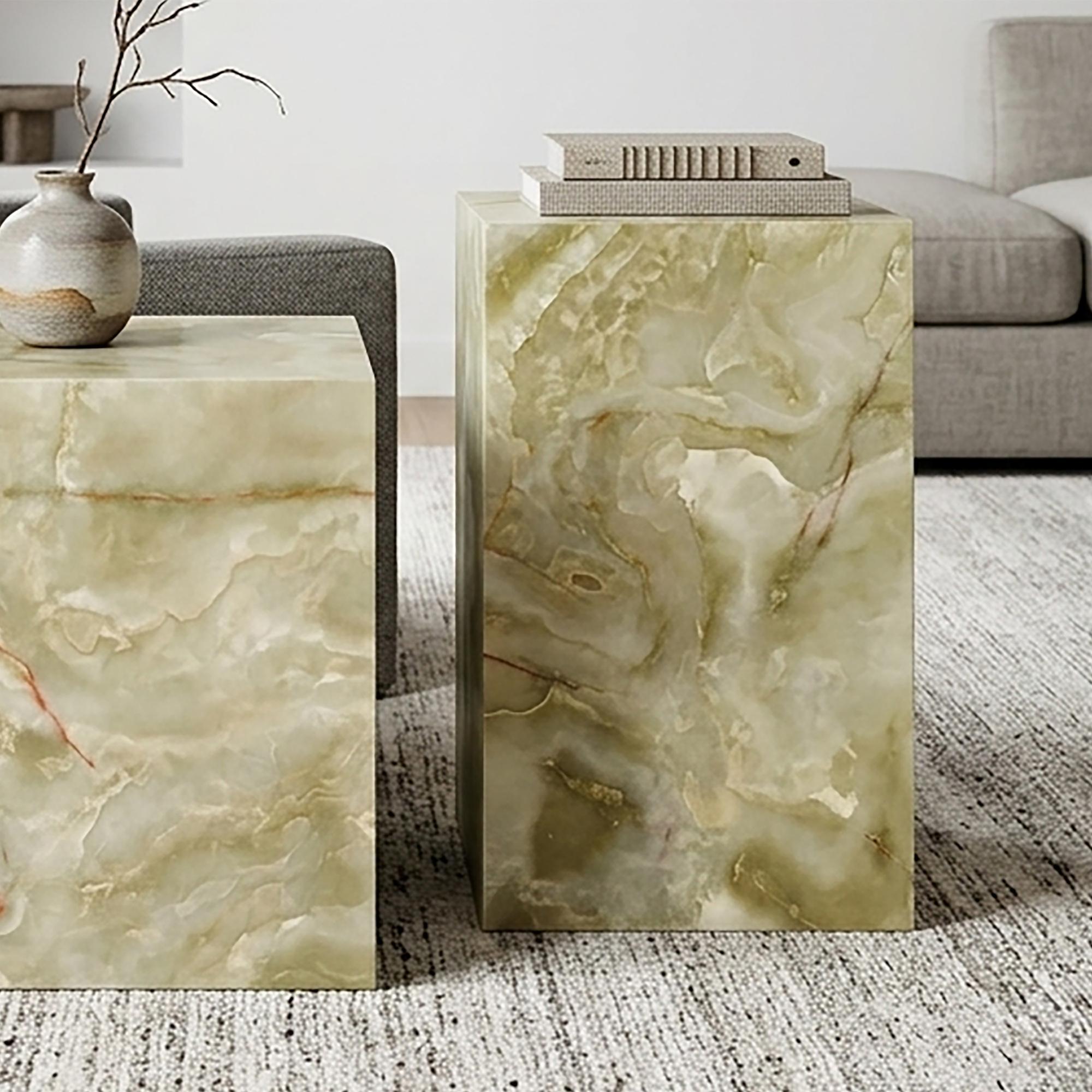 Artemis Tall Accent Table in Jade Onyx 2 Artemis Tall Accent Table in Jade Onyx - Image 2
