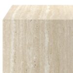 Artemis Contract Grade Square Accent Table in Travertine 501-079TR_SQR 501 079TR SQR 4