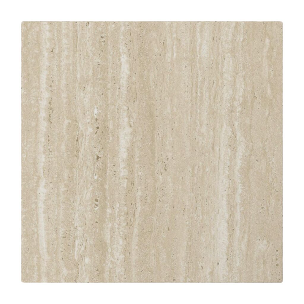 Artemis Contract Grade Square Accent Table in Travertine - Image 6