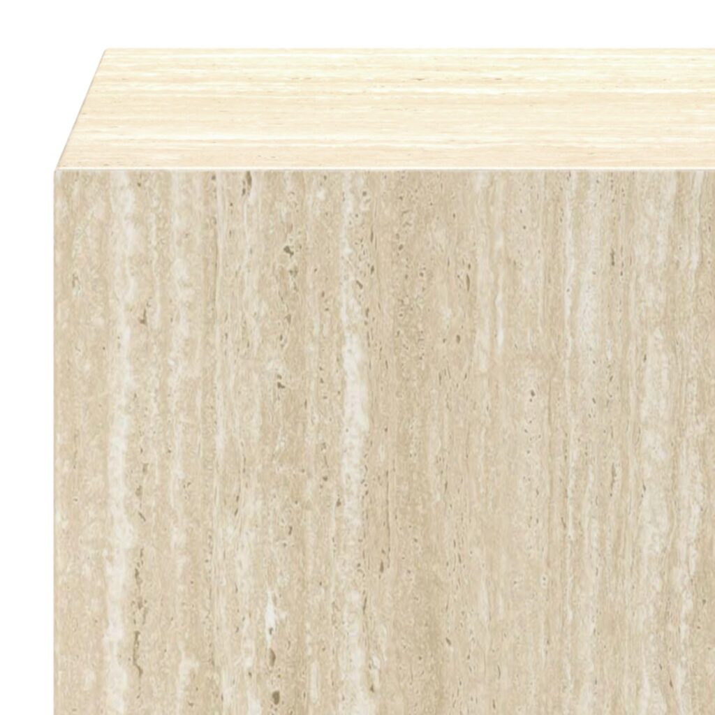 Artemis Contract Grade Tall Accent Table in Travertine - Image 5