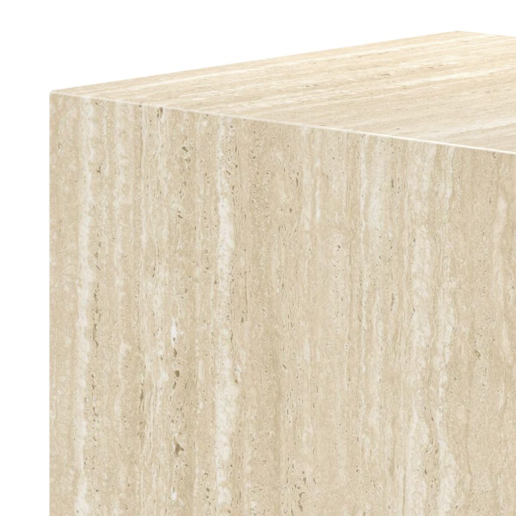Artemis Contract Grade Tall Accent Table in Travertine - Image 7