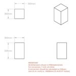 Artemis Contract Grade Tall Accent Table in Travertine 501-079TR_TAL 501 079TR TAL LD