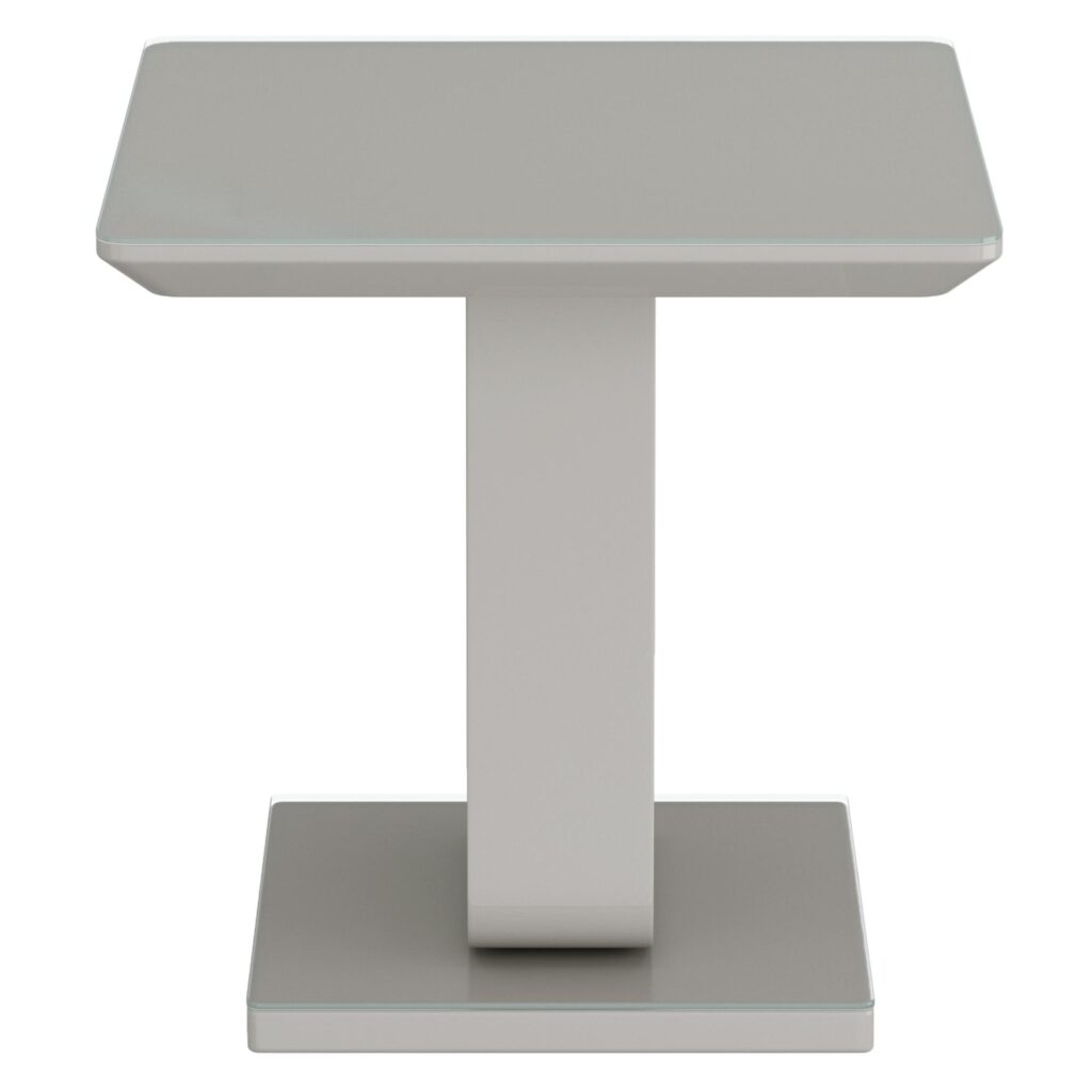 Corvus Accent Table in Warm Grey - Image 4