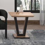 Forna Accent Table in Natural and Black 501-161NAT 501 161NAT 1