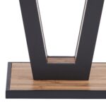 Forna Accent Table in Natural and Black 501-161NAT 501 161NAT 2