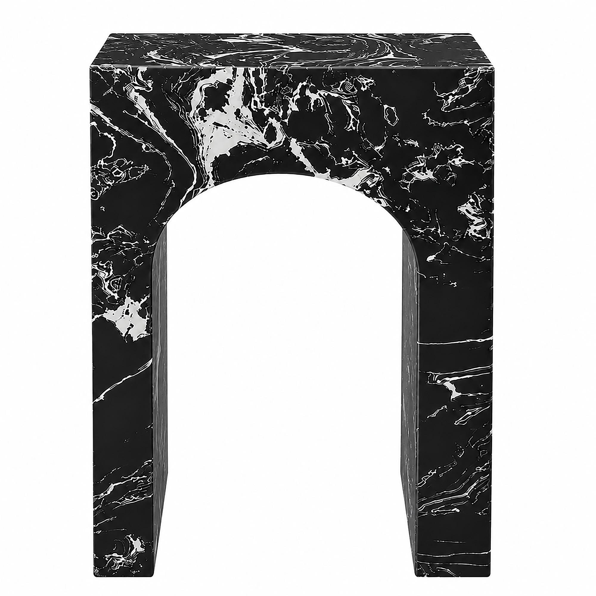 Atticus Square Accent Table in Napoleon Black 3 Atticus Square Accent Table in Napoleon Black - Image 3