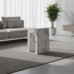 Atticus Contract Grade Accent Table in Bulgari White 501-193BWT 501 193BWT 1