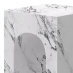 Atticus Contract Grade Accent Table in Bulgari White 501-193BWT 501 193BWT 2
