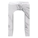 Atticus Contract Grade Accent Table in Bulgari White 501-193BWT 501 193BWT 4
