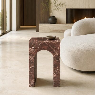 Atticus Square Accent Table in Red Levanto 9 Atticus Square Accent Table in Red Levanto 501-193RD 501 193RD 1