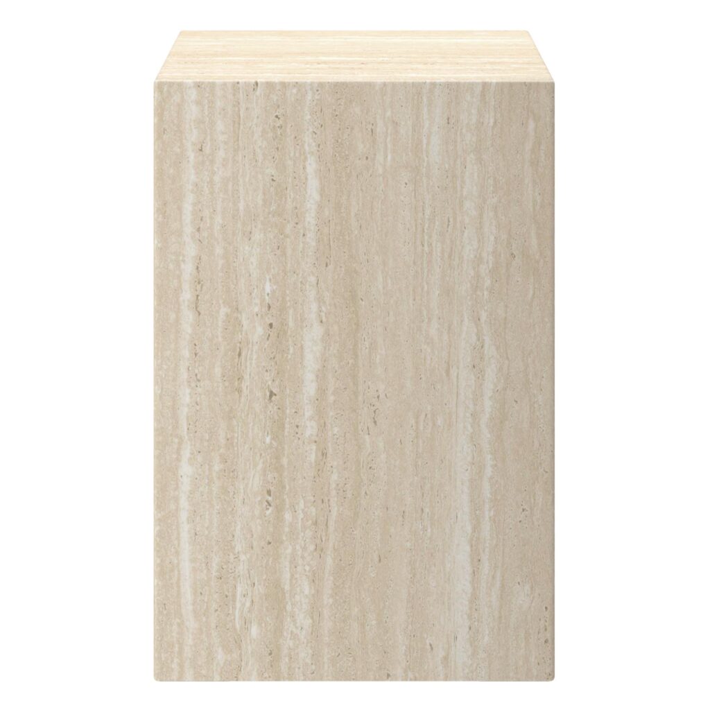 Atticus Contract Grade Accent Table in Travertine - Image 4
