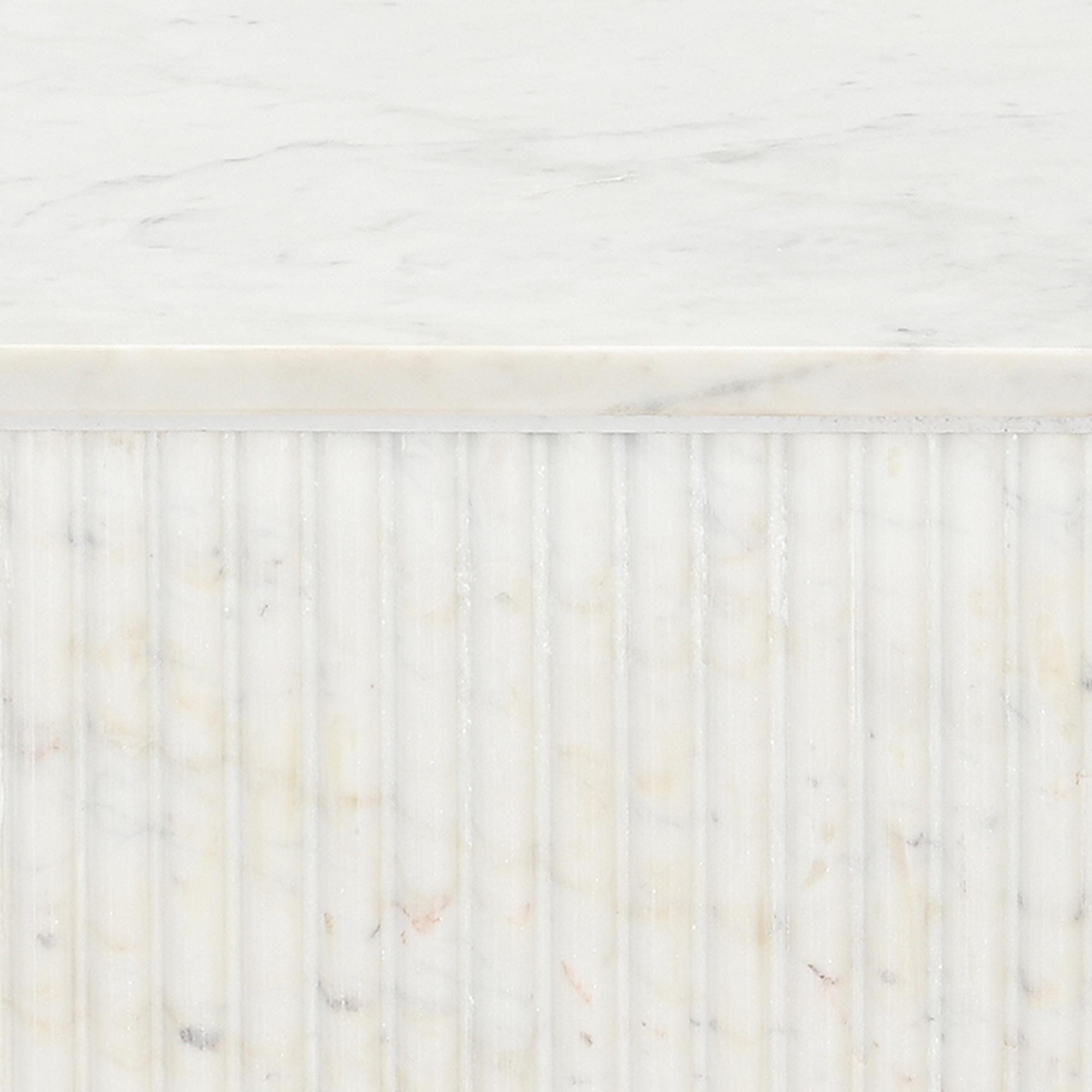 Roland Square Accent Table in White 7 Roland Square Accent Table in White - Image 7