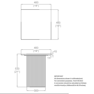 Roland Square Accent Table in White 15 Roland Square Accent Table in White 501-196WT 501 196WT LD
