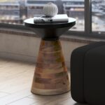 Boden Accent Table in Black and Walnut 501-229BLK 501 229BK 1