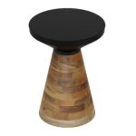 Boden Accent Table in Black and Walnut 501-229BLK 501 229BK 2