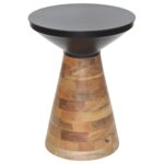 Boden Accent Table in Black and Walnut 501-229BLK 501 229BK 3