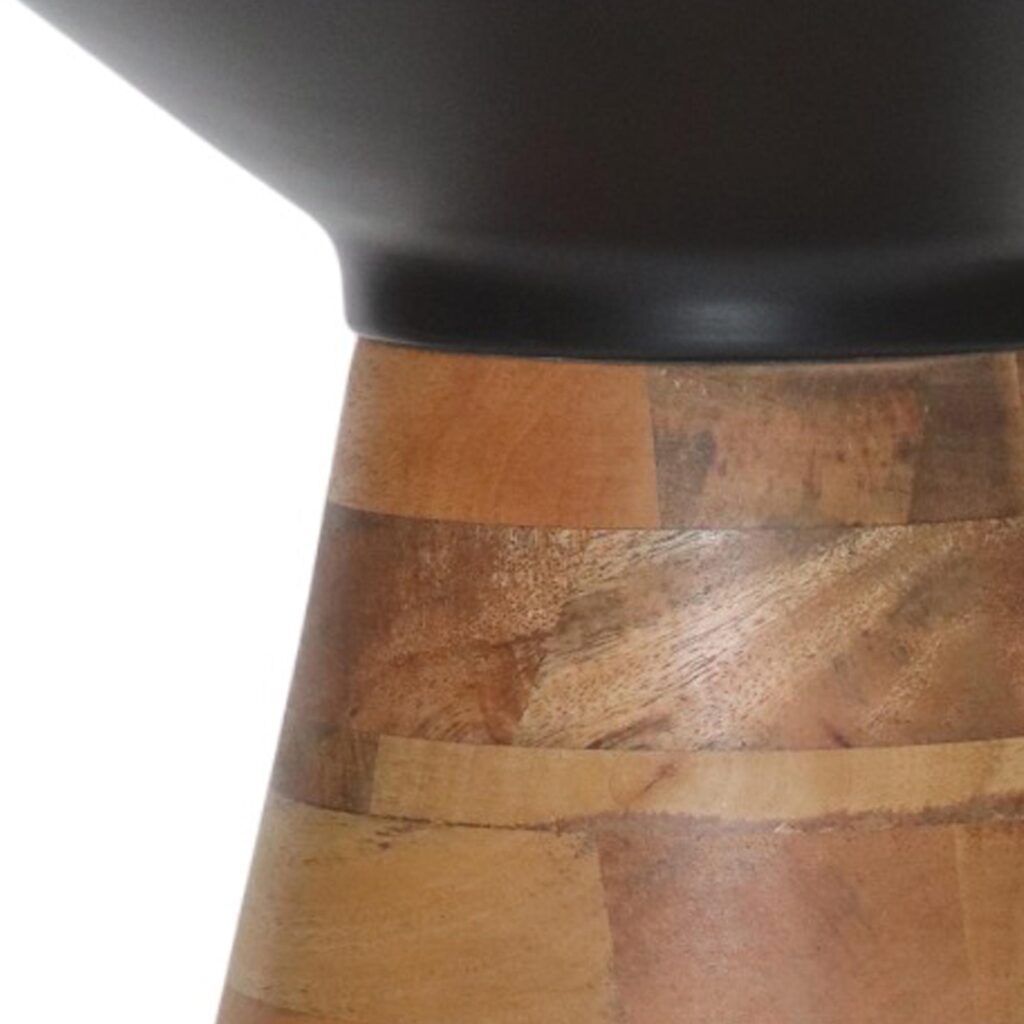 Boden Accent Table in Black and Walnut - Image 6