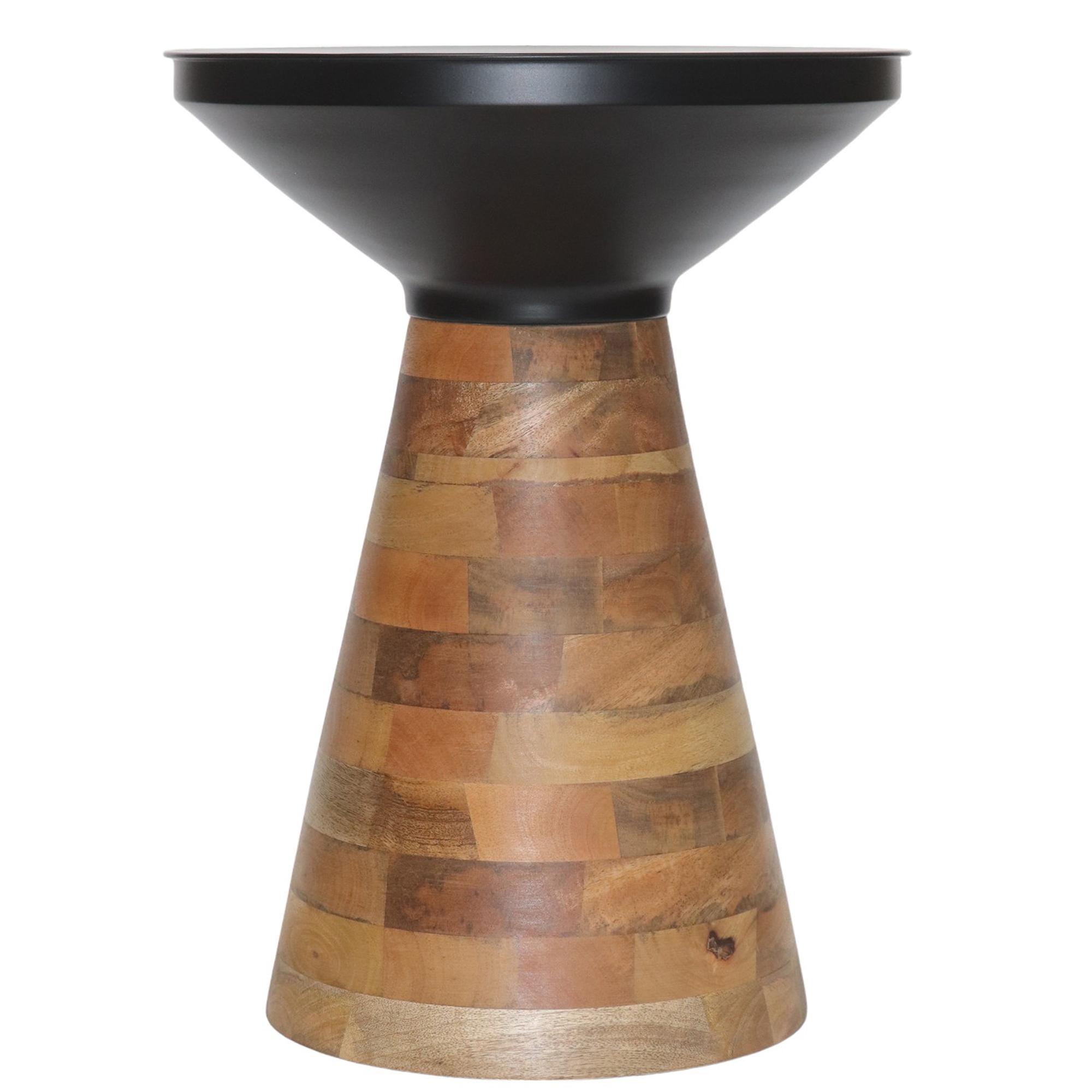 Boden Accent Table in Black and Walnut 5 Boden Accent Table in Black and Walnut - Image 5