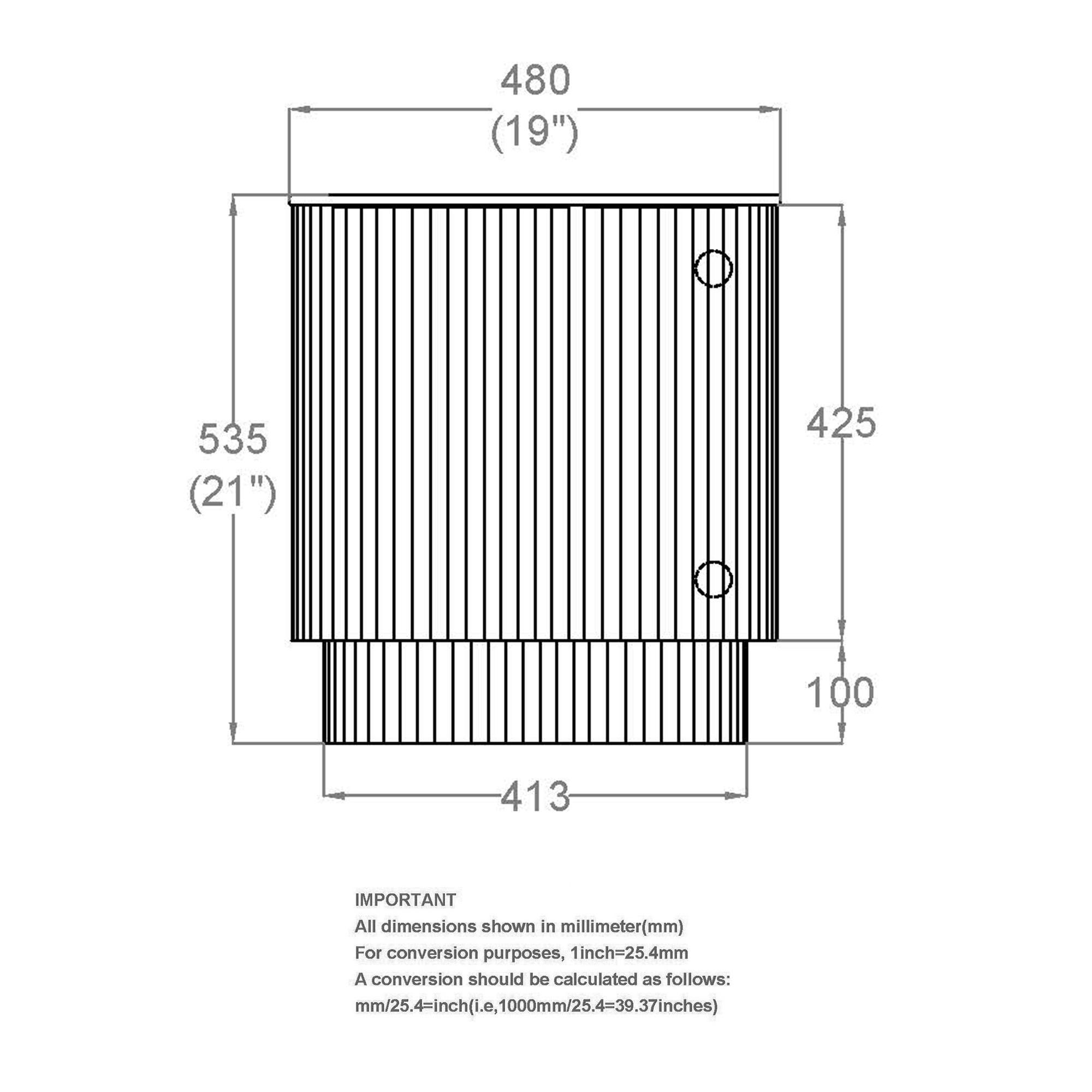 Reyna Round Accent Table with Storage in Black and White 8 Reyna Round Accent Table with Storage in Black and White - Image 8