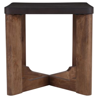 Merano Square Accent Table in Mocha and Walnut 11 Merano Square Accent Table in Mocha and Walnut 501-274MOC 501 274MOC 3