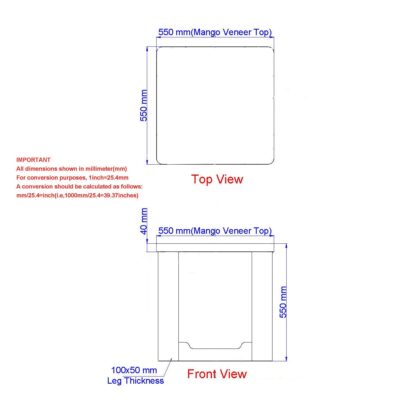 Merano Square Accent Table in Mocha and Walnut 15 Merano Square Accent Table in Mocha and Walnut 501-274MOC 501 274MOC LD