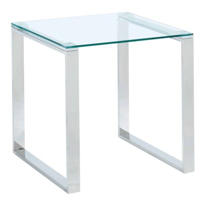 Zevon Accent Table in Silver