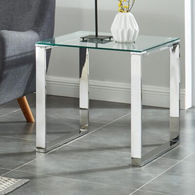 Zevon Accent Table in Silver 9 Zevon Accent Table in Silver 501-408CH 501 408CH 1