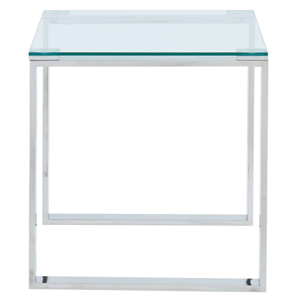 Zevon Accent Table in Silver - Image 3